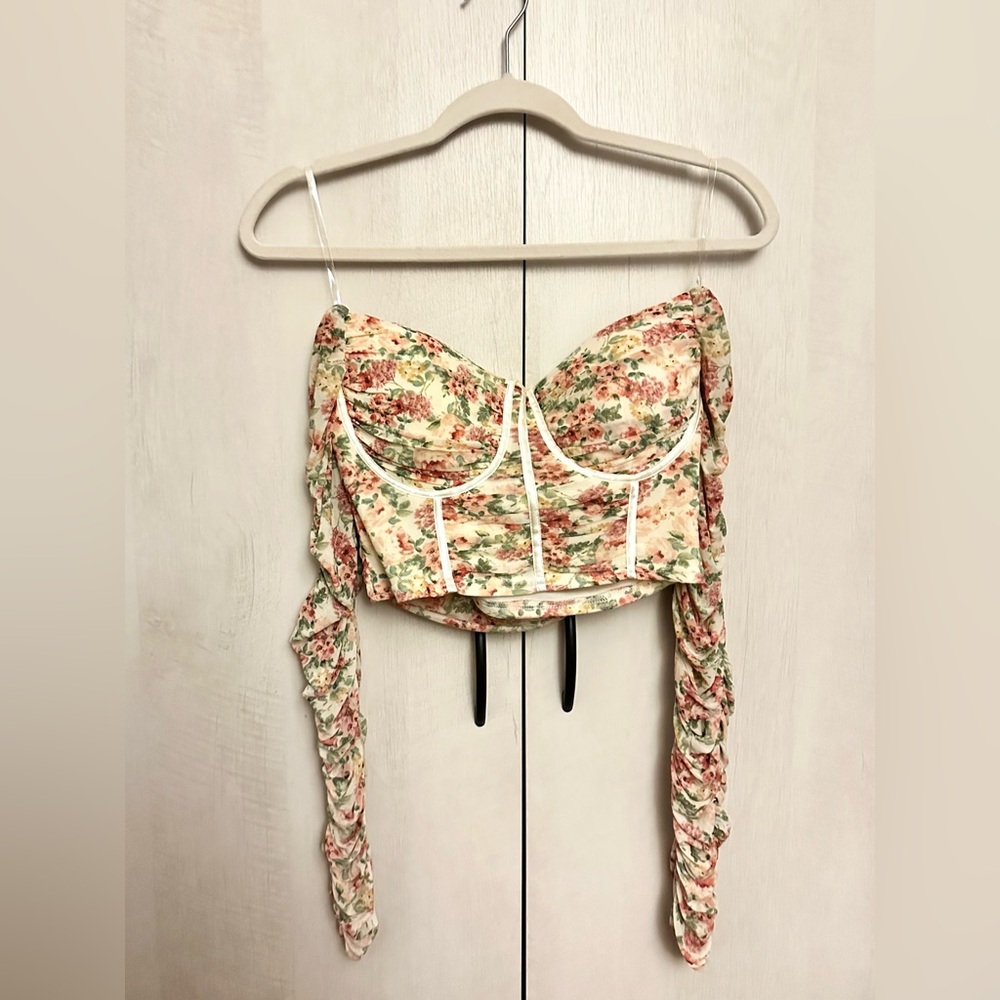 Windsor floral off the shoulder top